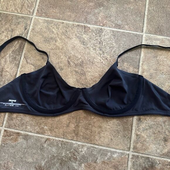 Skims Fits Everybody Unlined Demi Bra Onyx Size 32D - Picture 10 of 11